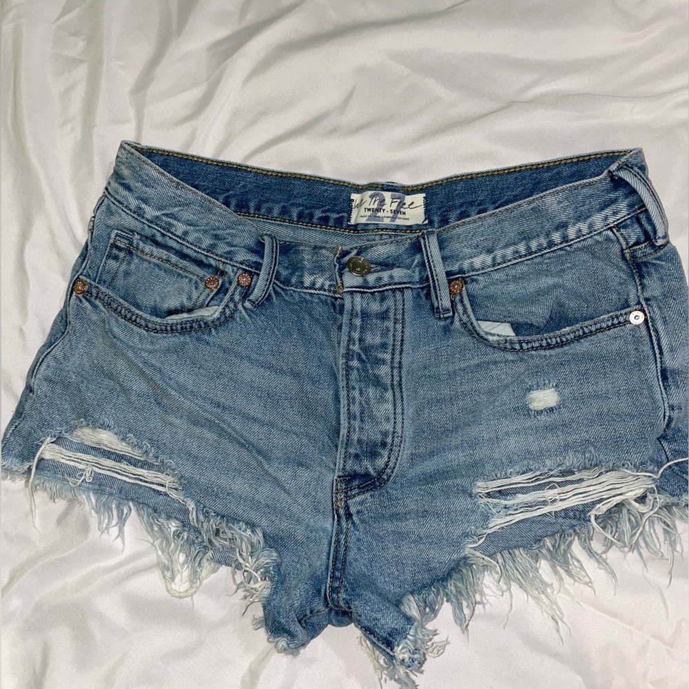 Free people Jean shorts